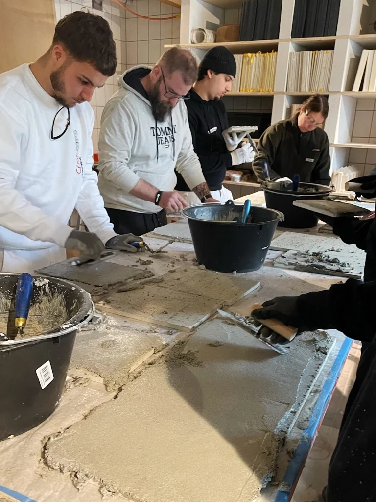 Mit Kalk und Kelle – Workshop im Hochparterre